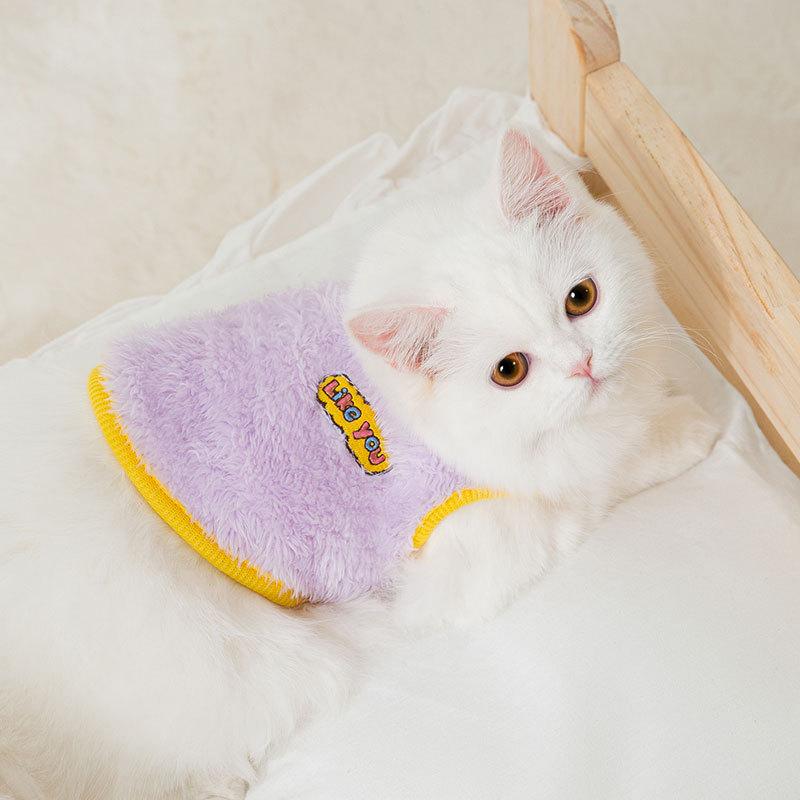 Warm Pet Clothes Cute Print Coat Small Medium Dog Cat Shirt Jacket Teddy French Bulldog Chihuahua Winter Outfit