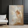 Angel In Flowers Angel In Flowers, 70X100 Cm, Wooden Frame Light Oak, Matte Paper 230 Gsm