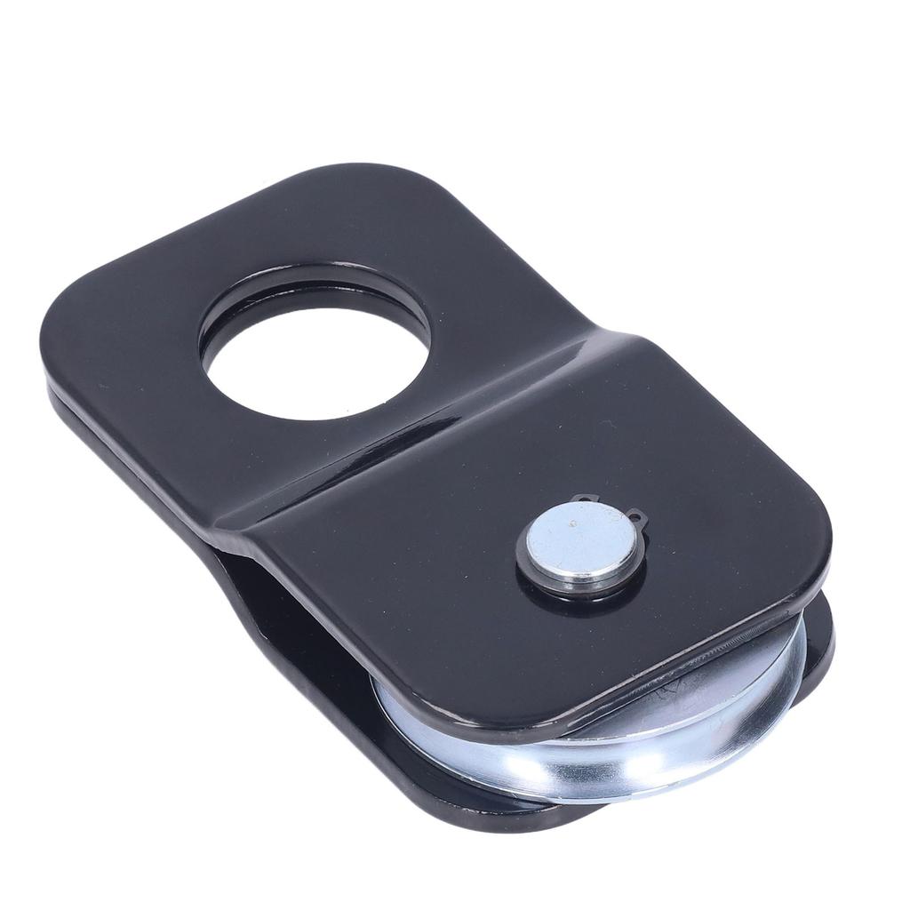 4 Tons8800lbs Load Capacity Winch Pulley Snatch Block High Tensile Strength Steel Black for