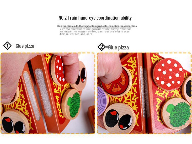 Деревянный игровой кухонный набор: Имитация овощей, грибы шиитаке и игрушка для резки пиццы