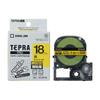 [Genuine] Kingjim Tepra PRO Tape Cartridge Strong Adhesive 18mm Yellow Label/Black Letters Length 8m SC18YW