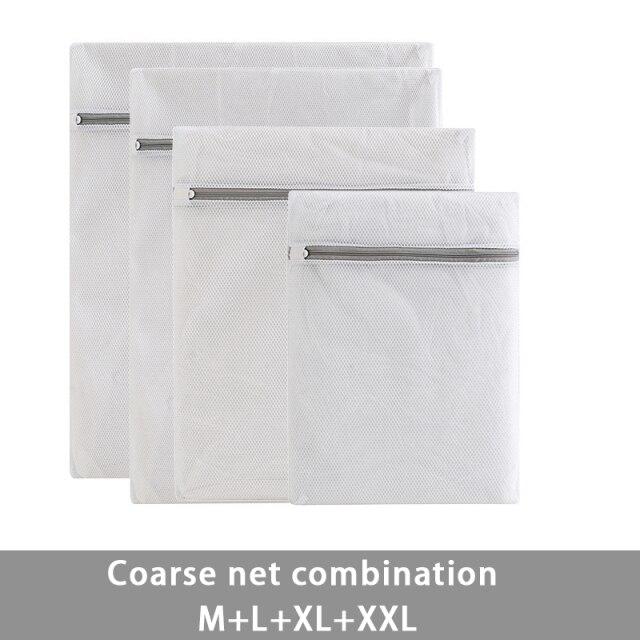Мешок для белья разных размеров, сетчатые мешки для стирки из полиэстера, грубая сетка, корзина для белья, мешки для стирки для стиральных машин, сетчатая сумка для бюстгальтера