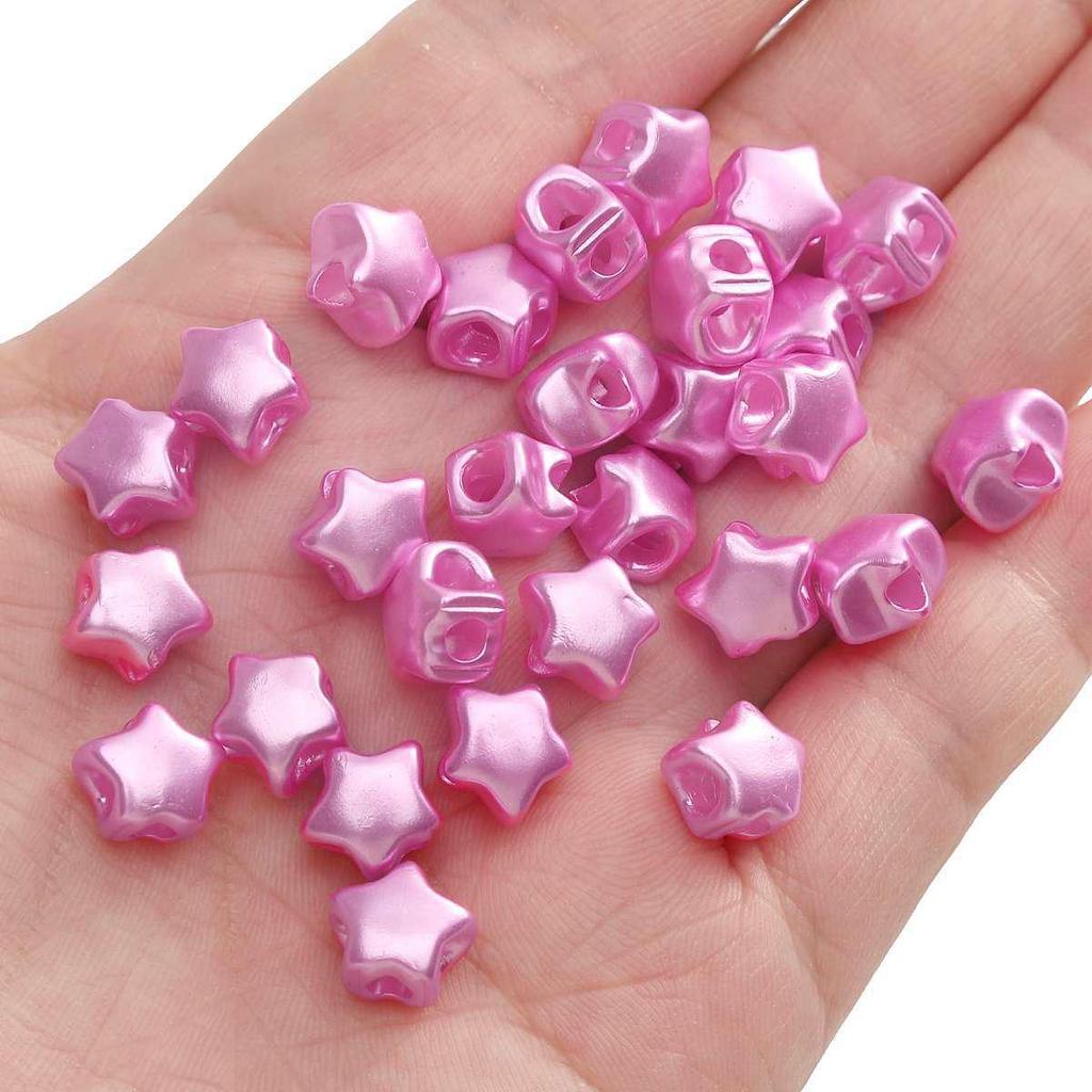 Акриловая перламутровая подвеска в виде звезды для сережек и браслетов своими руками