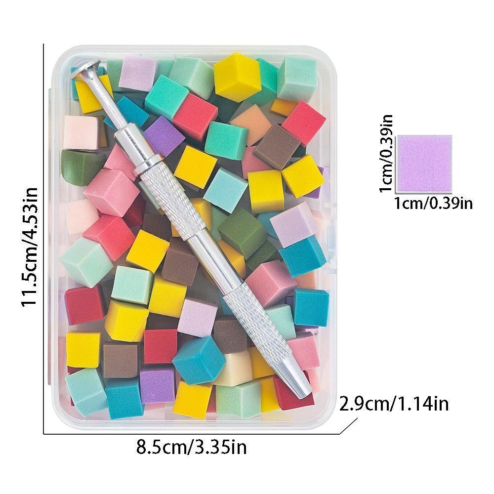 Coloring Stamping Gradient Nail Sponge Set Soft High Rebound Nail Stamper Sponge Nail Care Square DIY Manicure Makeup Sponge