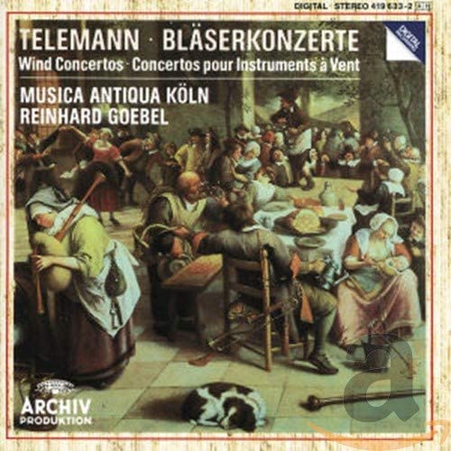CD ГЕОРГ ФИЛИПП ТЕЛЕМАН - Концерты для духовых 4196332AH,41963 Archiv Produkti 1987 Германия Классика Б/У