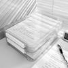 Plastic File Storage Box A4 Size Clear Stackable Organizer Container Documents Certificates Scrapbook Craft Art