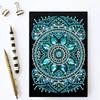 Notebook DIY Mandala Special Shaped Embroidery Cross Stitch Diary Book