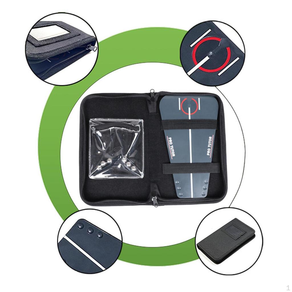 Зеркало для выравнивания мяча при игре в гольф, линия глаз для начинающих, гольфистов премиум-класса, обучение