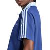 adidas Оригинальная свободная укороченная рубашка-поло женская темно-синяя IX3543