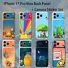 Время приключений Для iPhone 17 Pro /Max Задняя крышка-аккумулятор с наклейкой-скином для камеры Задняя защитная пленка-стикер