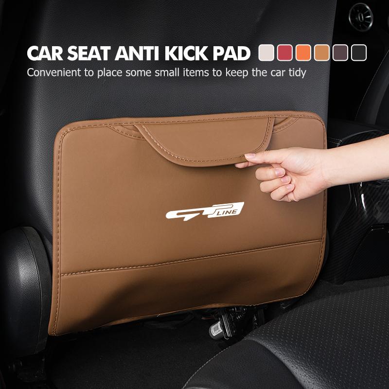 cnwhjg1 Car Seat Back Storage Rear Anti-Wear Backrest Anti-kick Pad For KIA Proceed Sorento Cerato Optima Sportage Ceed Niro Soul