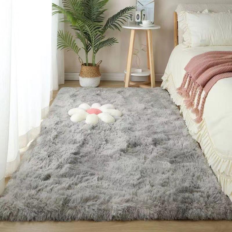 Мягкий лохматый ковер для гостиной, пушистые детские коврики, большой бежевый плюшевый ковер для спальни, детской комнаты, современный домашний декор