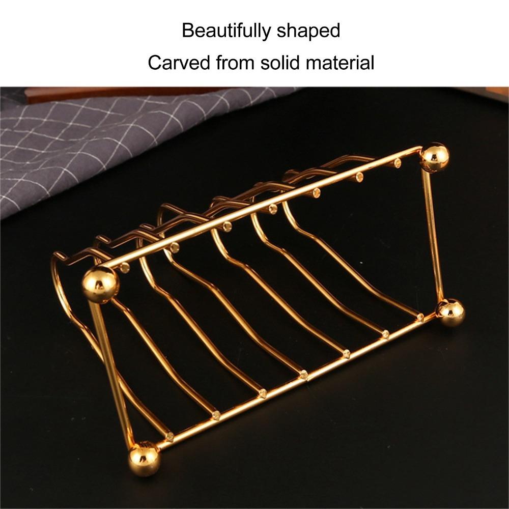 7PCS Gold Metal Coasters Set Iron Coasters with Holder Coasters Table Coasters Set  For Coffee Table