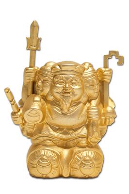 Молитва Дайкокутэн золотая статуя Семь Богов Счастья украшение Такаока медная посуда Дайкокутэн Кодайдзи Энтоку-ин Открытие глаз завершено Тоётоми Хидэёси