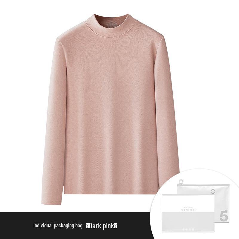 Silk-Enhanced Women's Wool Turtleneck: Warm, Velvet-Lined, Perfect for Autumn/Winter Layering.