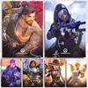 Overwatch игровой персонаж плакат печать на холсте Overwatch 3D персонажи настенная художественная картина видеоигра Настенный декор для игровой комнаты