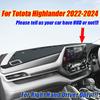 Кожаная накладка на приборную панель RHD Защитная накладка для Toyota Highlander -24
