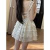 Birthday Princess Dress Temperament Cake Dress Women's Summer 2025 New Polka Dot Halter Fluffy Short Skirt