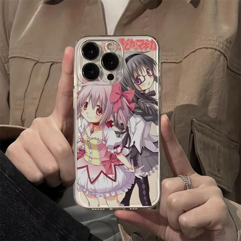 Чехол для телефона Puella Magi Madoka Magica Для iPhone 17 Air 16 e 15 14 13 12 11 Pro Max Plus Mini SE 2020 2022 Аниме Funda Coque
