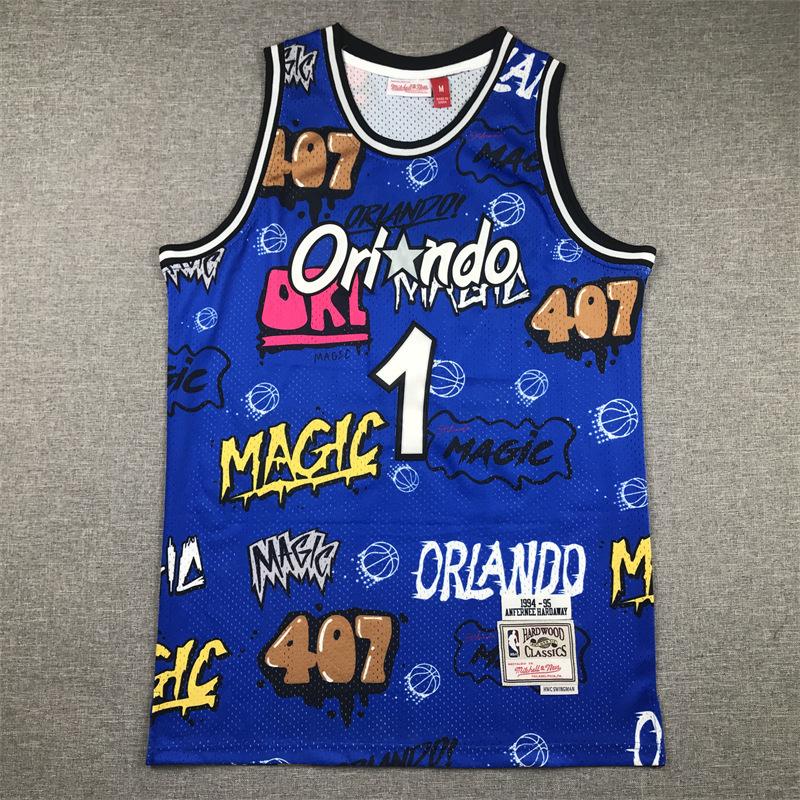 Американская майка Lakers Knicks Magic Специальная ретро-стиль тренд спортивная и повседневная граффити камуфляж баскетбольная майка мужская