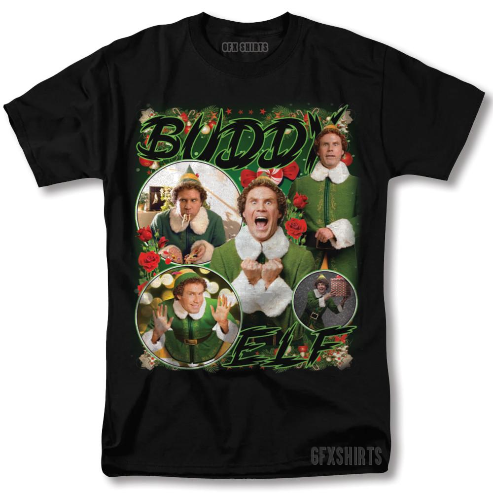 Buddy The Elf Christmas Tee Shirt Vintage Graphic Design T-Shirt Unisex T-Shirt