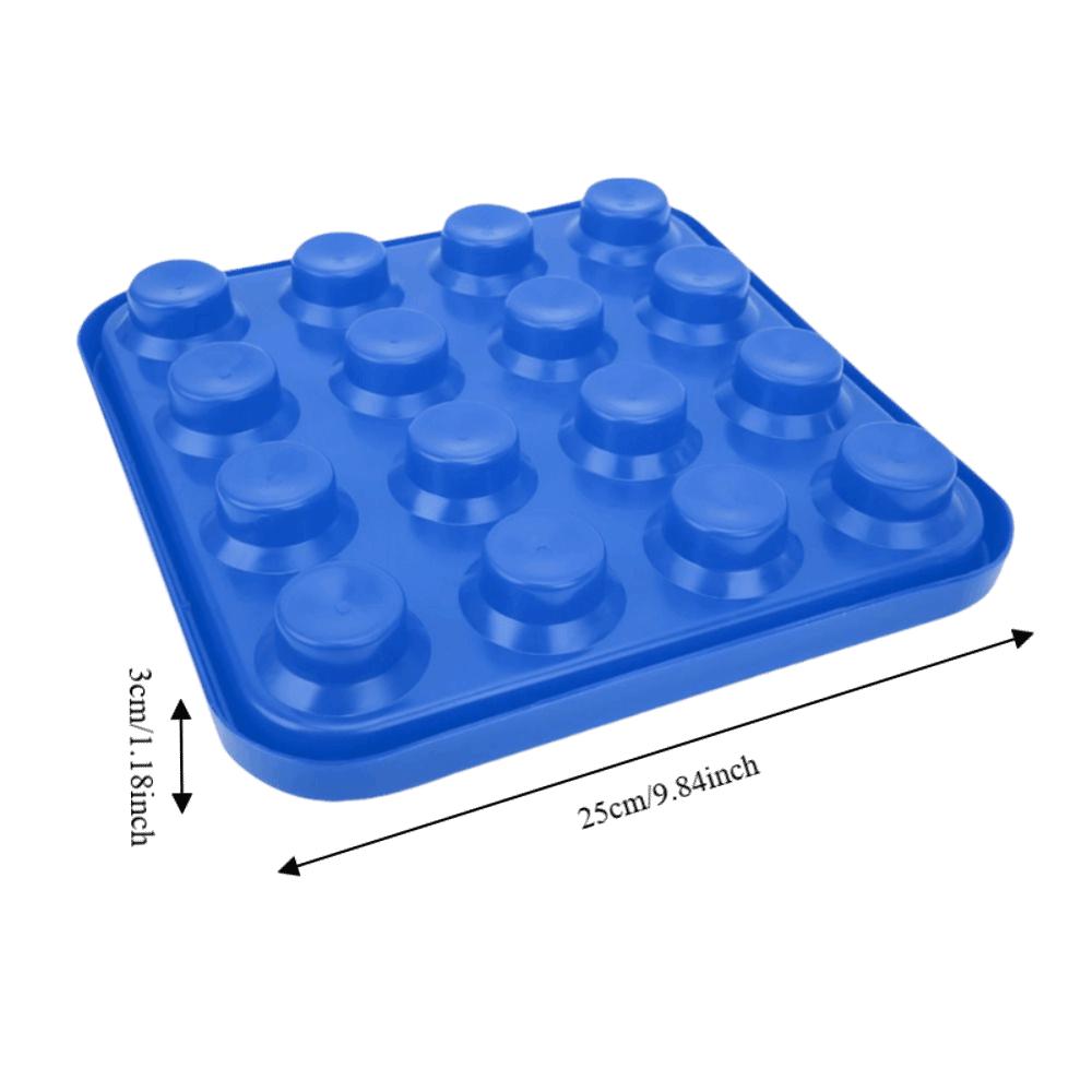 Square Billiard Ball Tray 16-Hole Billiard Storage Holder Reusable Billiards Tray Home Play