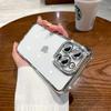 Glitter Diamond Camera Protector Case for For Iphone 14 11 12 13 16 17 Pro Max Air 1 16 Plus X Xr Xs  Girl's Silicone Cover