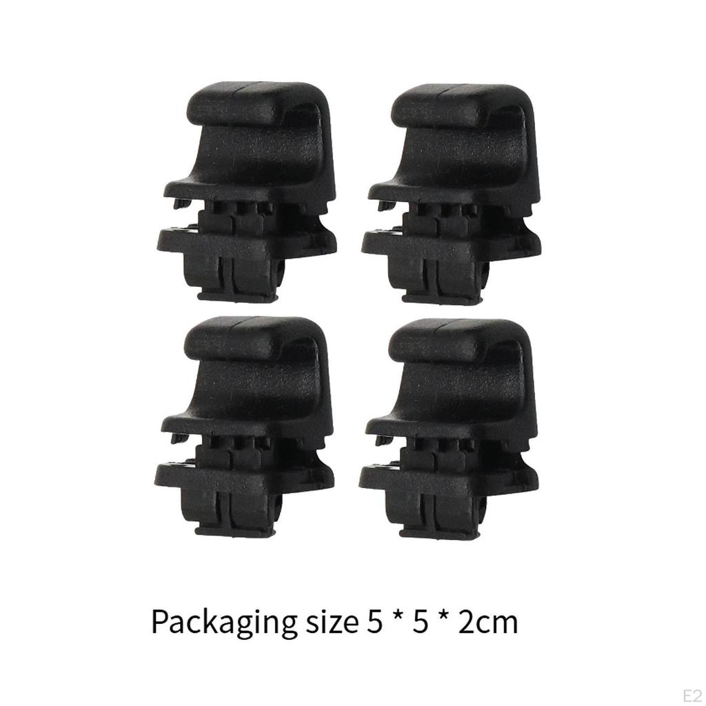 4 Pieces Interior Curtain Hook Black 83917S8000CA Accessories for Palisade Supplies Simple