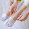Invisible Thin Non-slip Women Summer Sock Slippers Half Palm Socks Open Toe Socks Cotton