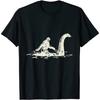 Bigfoot Sasquatch Riding The Loch Ness Funny T-Shirt