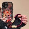 Подходит для Apple 15 Чехол для мобильного телефона iPhone 14 Promax Magic Beast Красочный ремешок с драконом 13/12 Силикон 11 Защита от падения 6