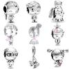 Paylor 2020 925 Sterling Silver Beads Boy & Girl Charms Fits Original Fashion Charms Silver 925 Bracelet Genuine Valentine Gifts