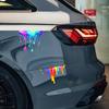 Красочная Жидкая Краска Автомобильная Наклейка На Транспортное Средство для Уникального Украшения Транспортного Средства Улучшает Внешний Вид и Привлекает Внимание