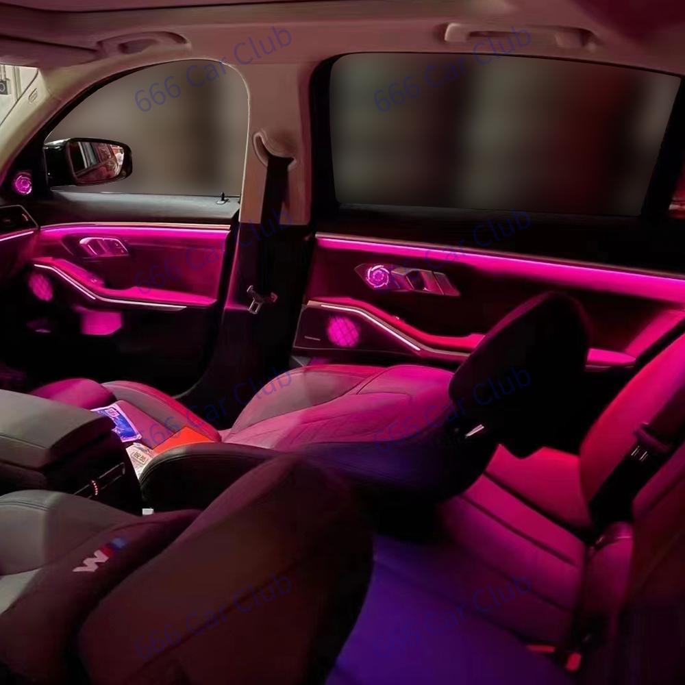 11 Colour Car Door Ambient Light For BMW G20 M3 New 3 Series Interior Atmosphere Original Enhanced LED Decorative Lamp Refit Kit Neon Lights 4