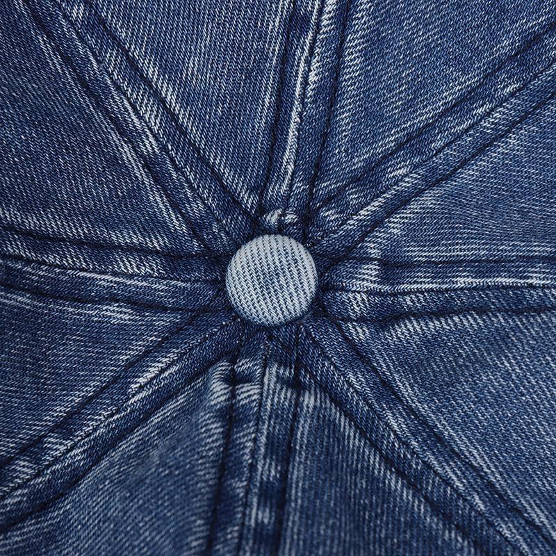 Женская шапка, берет, джинсовая сумка для газетчика, плоская негабаритная сумка