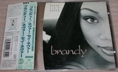 CD BRANDY - Никогда не говори никогда AMCY2630 ATLANTIC 1998 Япония Рэп и хип-хоп/R&B