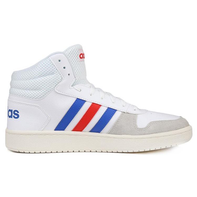 Adidas Hoops 2.0 Mid 'White Blue Red' EE7382