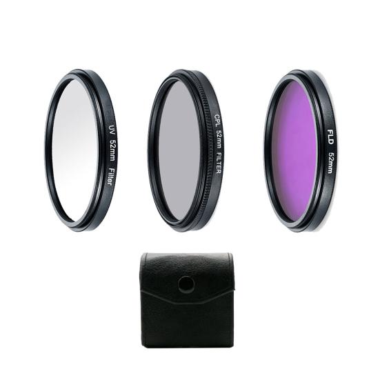 Профессиональный комплект фильтров для фотосъемки UV CPL Polarizer FLD для зеркальных камер