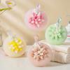 Bath Brush Soft Bath Ball With Suction Cup Bathroom Body Brushes Exfoliating Scrub Back Scrubber Shower Massage Brushes