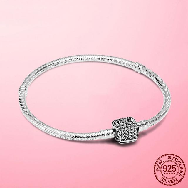 925 Серебряный Оригинальный Браслет Me Fit Brand Me Charm Бусины Мода Узел Бесконечности Женщины Femme Браслет Роскошные Ювелирные Изделия