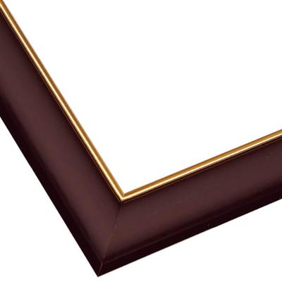 Деревянная рамка для пазла с золотом 50x75 см, коричневая, с креплением на стену, УФ-защитой, без инструментов MP103-T, (Панель №. 10), (Темно коричневый), Шнур,