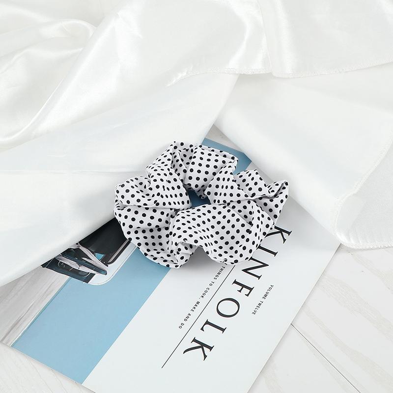 60 Styles Women Girls Satin Scrunchie Candy Color Hair Ties Rope Elastic Fashion Hair Bands Vintage Simple Hair Accessories Gift