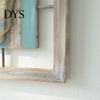 Small Beach House Ornaments 3D Conch/Starfish/Shell Wooden Frame Wall Art, Distressed Coastal Style Decoration, Seaside Theme Decorations Ocean