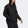 adidas Сплошная спортивная куртка с капюшоном, мужская верхняя одежда, черная HE9915
