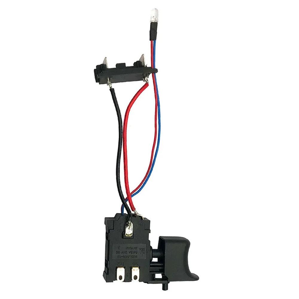 1 шт. 21 В Курок-переключатель Пластиковый Универсальный Переключатель управления электродрелью Пылезащитный Регулировка скорости Нажимная кнопка Беспроводная дрель