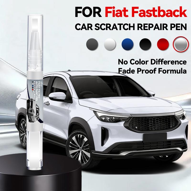 Car Paint Repair Pen For 2022-2025 FIAT Fastback Paint Scratch Repair Accessories White Blue Grey Amalfi Blue Volcano Black