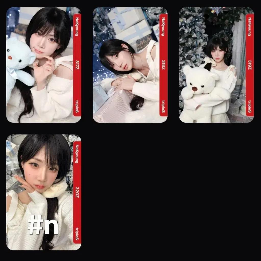 TRIPLES Kim Na-kyung Christmas Object Set BB317-BB320