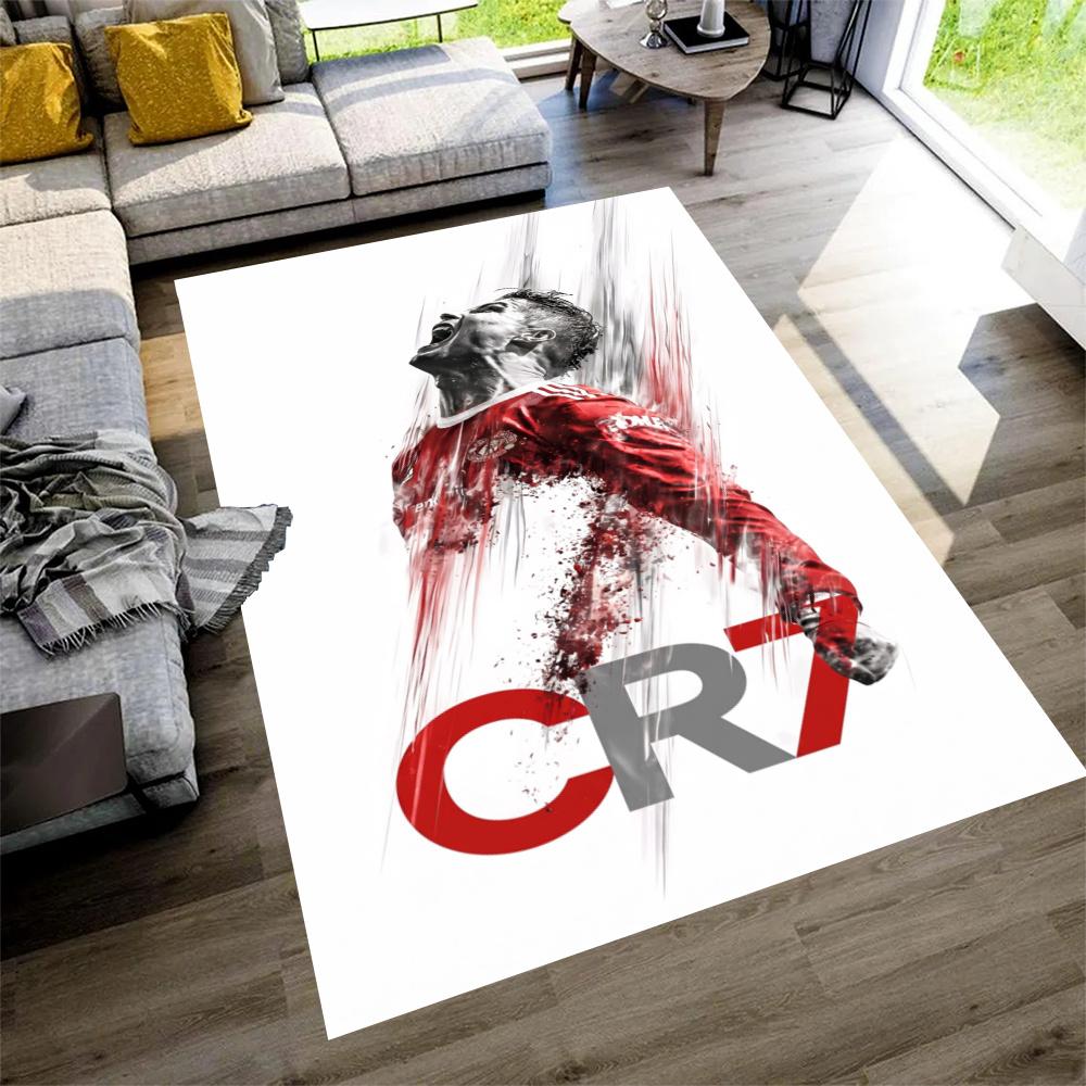 Cristiano Ronaldo Floor Mat Perfect For Dormitory Hallway Decorate Room Game Room Antislip Rug Anime Office Decor Birthdaychristmas Gift