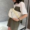 Casual Underarm Hobo Bag Retro Designer Women Travel Chain Clutch Purse and Handbag Female Small Nylon Armpit Shoulder Bag