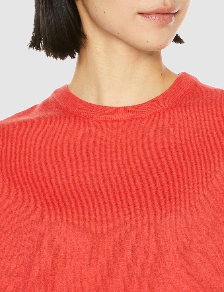 Mira Owen Basic Short Sleeve Knit Pullover 09WNT231139 RED 1 Women's